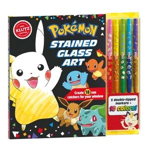 KLUTZ Pokémon Stained Glass Art Craft Kit